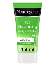 Neutrogena Oil Balancing Daily Exfoliator Lime & Aloe Vera For Oily Skin - 150ml