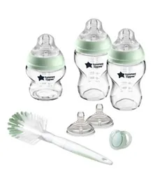 Tommee Tippee Closer to Nature Glass Baby Bottle Starter Set - Clear