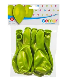 Gemar Shiny Green Balloons - 10 Pieces