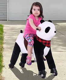 TobysToy Gidygo Ride-on Cycle Kids Operated Animal Riding Panda - Black