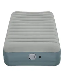 بيست واي - سرير هوائي مع منفاخ هواء كهربائي قابل للشحن - أخضر