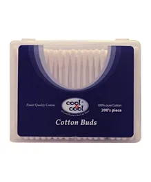 Cool & Cool Cotton Buds Pack of 1 - 200 Pieces