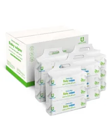 Unicare - Baby Wipes 468 G 12 Pack Of 64 Wipes - Olive Oil - Unscented