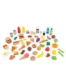 كيدكرافت - مجموعة ألعاب طعام - متعدد الألوان- 65 قطعة