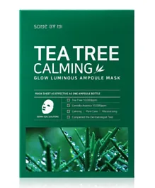 Some By Mi - Pack Of 10 Tea Tree Calming Glow Luminous Ampoule Mask