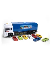 Acousto Optic Storage Truck With Cars - Assorted