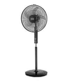 Black and Decker Pedestal Stand Fan with Remote 60W FS1620R-B5 - Black