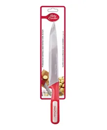 بيتي كروكر -  سكين مطبخ مقاوم للصدأ - احمر