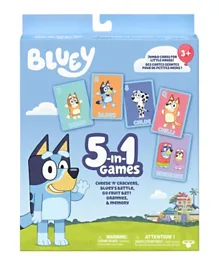 Bluey - 5 In 1 Card Game Set