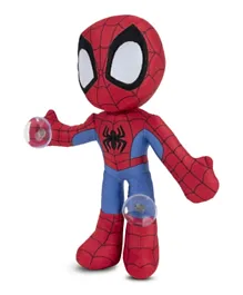 Spidey N Friends - Web Clinger Plush - 9” Poseable Plush with Suction Cups