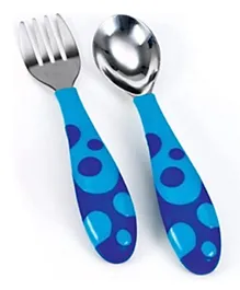 Munchkin - Toddler Fork and Spoon Set (1 Spoon and 1 Fork) Blue