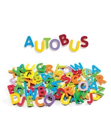 Djeco  Wooden Small Magnetic Letters  - Pack of 83