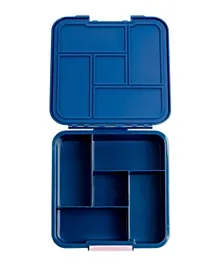 شركة ليتل لانش بوكس - صندوق غداء بينتو  (5 أقسام) - أزرق