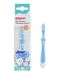 Pigeon Baby Lesson 3 Training Toothbrush – Blue
