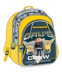 Minions - Backpack 2 Main Compartments and 2 Side Pockets -  13' inches