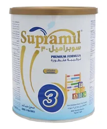 سوبراميل - تركيبة النمو حليب بنكهة الفانيليا المرحلة (3) - 1-3 سنوات - 400 جم