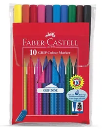 أقلام ماركر فابر كاستل متعددة الألوان - عبوة من 10 قطع