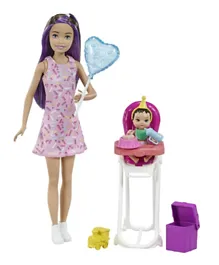 Barbie Skipper Babysitters Inc. Doll and Playset - Birthday Brunette