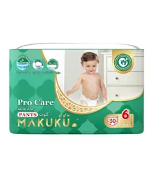 MAKUKU Premium Procare Pant Diapers Size 6 - 30 Pieces