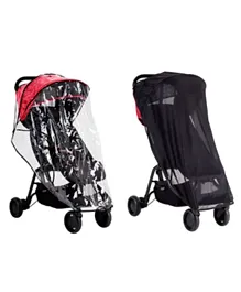 Mountain Buggy  Nano All Weather Set - Black and Clear