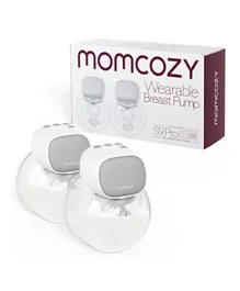 Momcozy - S9 Pro Wearable Breast Pump, Hands-Free Breast Pump of Longest Battery Life & LED Display, Portable Electric Breast Pump, 2 Pack - Grey