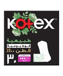 Kotex Everyday Panty Liners Normal Unscented Liners - 30 Pieces