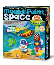 4M Great Gizmos Glow Space Mould and Paint Craft