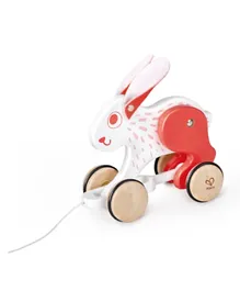 Hape - Push and Pull Bunny Wooden Pull Along Toy