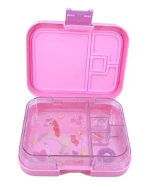 TW Bento Box 4 Compartments - Pink - Unicorn