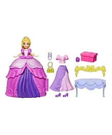Disney Princess Secret Styles Fashion Surprise Rapunzel Mini Doll Playset with Extra Clothes and Accessories