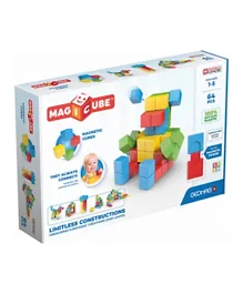 Geomag Magicube Full Color Try Me Magnetic Construction STEM Toy 64 Pcs