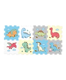 Sunta Dinosaur Puzzle Foam Mat (8 Pcs) - Multicolor