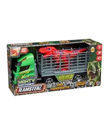 Teamsterz-TZ Small Light & Sound Dino Transporter - Multicolor