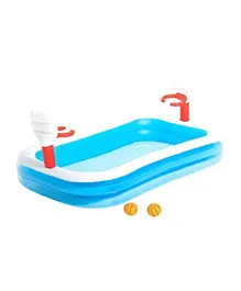 بيست واي - حوض سباحة بملعب كرة السلة - 253 × 168 × 102 سم