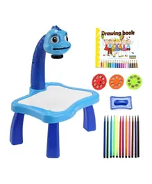 Dinosaur Projection Sketchpad With Music & Light - Blue