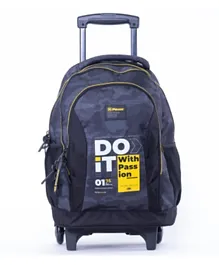Pause 2 Main Compartments Printed Trolley Backpack