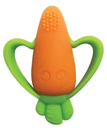 Infantino Good Bites Textured Carrot Teether - Orange and Green