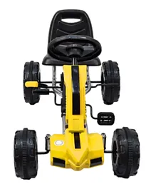 Amla Pedal Car for Kids - Yellow