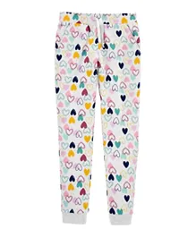 Carter's Heart Pull On Joggers - Multicolor
