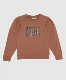 R&B Kids - Wild Graphic Sweatshirt - Brown
