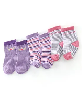 Buy Cute Walk By Babyhug AntiBacterial & Anti Skid Ankle Length