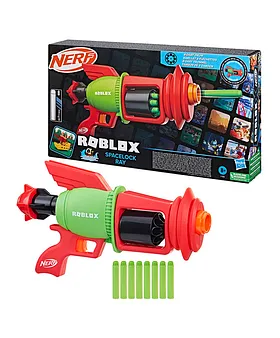 Nerf Roblox SharkBite: Web Launcher Rocker Blaster, Includes Code to Redeem  Exclusive Virtual Item, 2 Nerf Rockets - Nerf