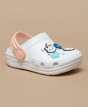 Disney - Marie Applique Detail Clogs - White