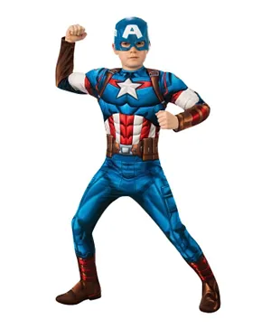 Rubie's Captain America Costume - Large - Multicolour