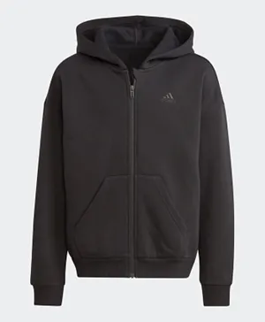 Adidas - Fleece Full-Zip Hoodie - Black