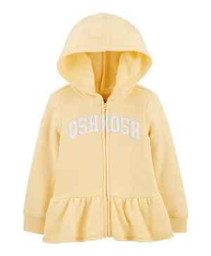 OshKosh B'Gosh Logo Fleece SweatJacket - Yellow