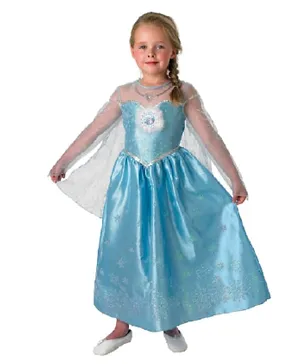 Rubie's Disney Frozen Elsa Deluxe Costume- Blue