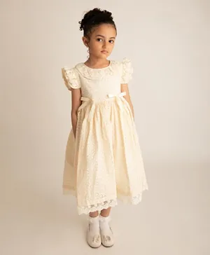 Kholud Kids - Children's Dress - Beige