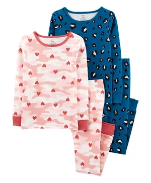 Carter's Printed Pajama Set - Pack of 2 - Multicolor