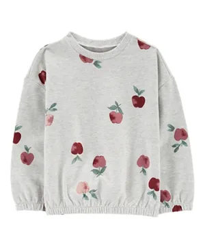 Carter's Apple French Terry Top-Heather